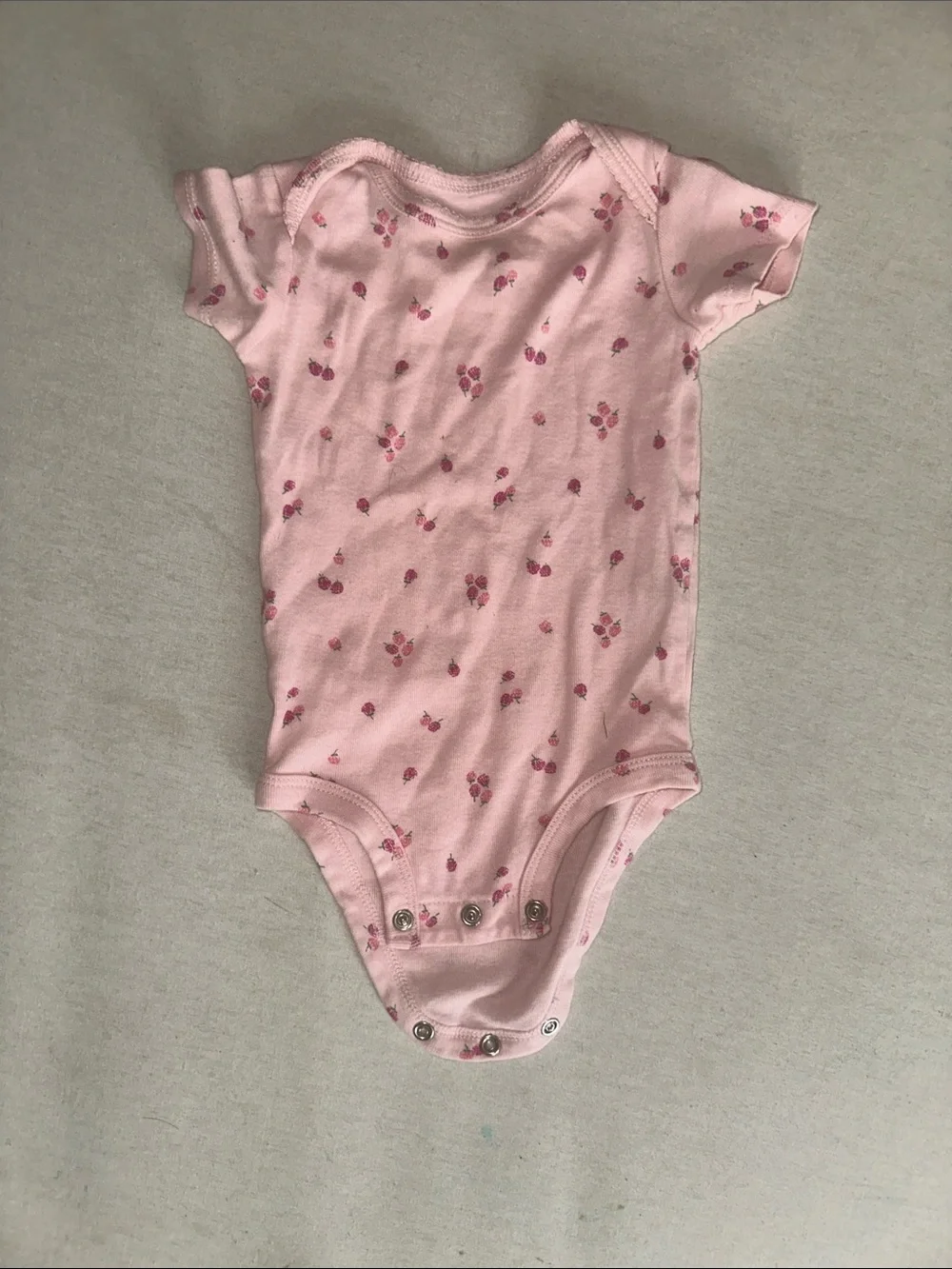 Kids Size 6M Floral Baby One-Piece Bodysuit